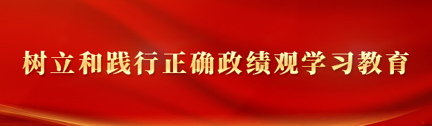 樹立和踐行正確政績觀學習教育